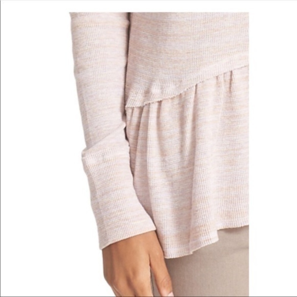 We The Free Coastline Henley Peplum Top - Picture 4 of 14